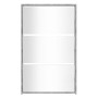 Mueble zapatero y espejo 3 niveles gris Sonoma 63x17x102,5 cm de vidaXL, Zapateros y organizadores de calzado - Ref: Foro24-3...