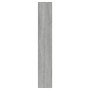 Mueble zapatero y espejo 3 niveles gris Sonoma 63x17x102,5 cm de vidaXL, Zapateros y organizadores de calzado - Ref: Foro24-3...