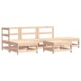 Juego de muebles de jardín 6 piezas y cojines madera maciza de vidaXL, Conjuntos de jardín - Ref: Foro24-3185899, Precio: 405...