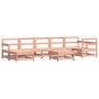 Juego de muebles jardín 8 pzas y cojines madera abeto Douglas de vidaXL, Conjuntos de jardín - Ref: Foro24-3185890, Precio: 6...