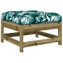 Juego de muebles jardín 6 pzas y cojines madera pino impregnada de vidaXL, Conjuntos de jardín - Ref: Foro24-3185905, Precio:...