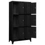 Taquilla de acero negro 90x45x180 cm de vidaXL, Taquillas y armarios de almacenamiento - Ref: Foro24-339806, Precio: 323,08 €...