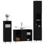 Juego de muebles de baño 3 pzas madera contrachapada negro de vidaXL, Muebles de baño - Ref: Foro24-3190292, Precio: 188,81 €...