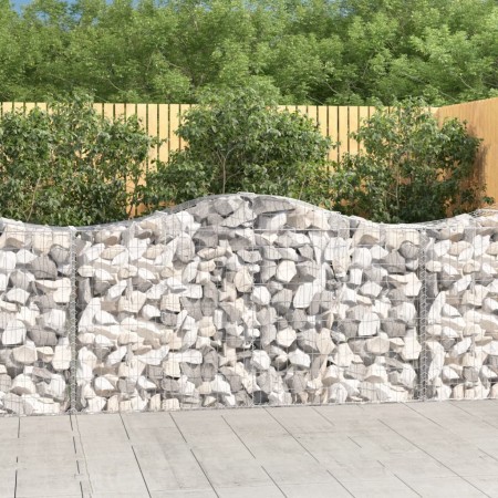 Cestas de gaviones 50 uds forma de arco hierro 200x50x100/120cm en Macetas y jardineras | Comprar online en Foru.es