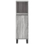 Set de muebles de baño 3 pzas madera contrachapada gris sonoma de vidaXL, Muebles de baño - Ref: Foro24-3190313, Precio: 189,...