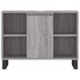 Set de muebles de baño 3 pzas madera contrachapada gris sonoma de vidaXL, Muebles de baño - Ref: Foro24-3190313, Precio: 189,...