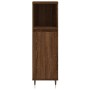 Set de muebles baño 3 pzas madera contrachapada roble marrón de vidaXL, Muebles de baño - Ref: Foro24-3190298, Precio: 188,49...