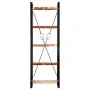 Estantería de 5 niveles madera maciza reciclada 60x30x180 cm de vidaXL, Librerías y estanterías - Ref: Foro24-286585, Precio:...