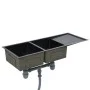 Handgefertigte Küchenspüle aus schwarzem Edelstahl von vidaXL, Sinkt - Ref: Foro24-145087, Preis: 270,06 €, Rabatt: %