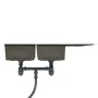Handgefertigte Küchenspüle aus schwarzem Edelstahl von vidaXL, Sinkt - Ref: Foro24-145087, Preis: 270,06 €, Rabatt: %