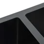 Fregadero de cocina hecho a mano acero inoxidable negro de vidaXL, Fregaderos - Ref: Foro24-145087, Precio: 270,06 €, Descuen...