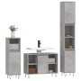 Set muebles de baño 2 piezas madera contrachapada gris hormigón de vidaXL, Muebles de baño - Ref: Foro24-3190303, Precio: 174...