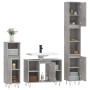Set muebles de baño 2 piezas madera contrachapada gris hormigón de vidaXL, Muebles de baño - Ref: Foro24-3190303, Precio: 174...