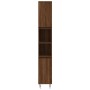 Set de muebles baño 3 pzas madera contrachapada roble marrón de vidaXL, Muebles de baño - Ref: Foro24-3190306, Precio: 194,66...