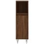 Set de muebles baño 3 pzas madera contrachapada roble marrón de vidaXL, Muebles de baño - Ref: Foro24-3190306, Precio: 194,66...
