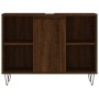 Set de muebles baño 3 pzas madera contrachapada roble marrón de vidaXL, Muebles de baño - Ref: Foro24-3190306, Precio: 194,66...