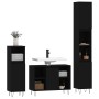 Juego de muebles de baño 3 pzas madera contrachapada negro de vidaXL, Muebles de baño - Ref: Foro24-3190300, Precio: 191,70 €...