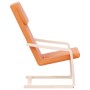 Sillón de relax de tela amarillo oscuro de vidaXL, Sillones - Ref: Foro24-351059, Precio: 85,11 €, Descuento: %