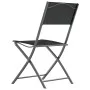 Juego de comedor para jardín 3 piezas acero negro de vidaXL, Conjuntos de jardín - Ref: Foro24-3203727, Precio: 99,69 €, Desc...