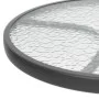 Juego de comedor para jardín 3 piezas acero negro de vidaXL, Conjuntos de jardín - Ref: Foro24-3203727, Precio: 99,69 €, Desc...