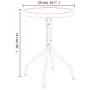 Juego de comedor para jardín 3 piezas acero negro de vidaXL, Conjuntos de jardín - Ref: Foro24-3203727, Precio: 99,69 €, Desc...