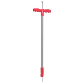 Eliminador de malas hierbas acero recubierto rojo gris 93,5 cm de vidaXL, Desbrozadoras - Ref: Foro24-364821, Precio: 28,62 €...