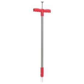 Eliminador de malas hierbas acero recubierto rojo gris 93,5 cm de vidaXL, Desbrozadoras - Ref: Foro24-364821, Precio: 25,34 €...