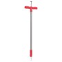 Eliminador de malas hierbas acero recubierto rojo gris 93,5 cm de vidaXL, Desbrozadoras - Ref: Foro24-364821, Precio: 28,62 €...