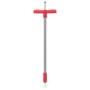 Eliminador de malas hierbas acero recubierto rojo gris 93,5 cm de vidaXL, Desbrozadoras - Ref: Foro24-364821, Precio: 28,62 €...