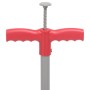 Eliminador de malas hierbas acero recubierto rojo gris 93,5 cm de vidaXL, Desbrozadoras - Ref: Foro24-364821, Precio: 28,62 €...