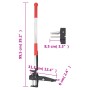 Eliminador de mala hierba aluminio anodizado rojo plata 99,5 cm de vidaXL, Desbrozadoras - Ref: Foro24-364822, Precio: 45,60 ...