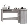 Escritorio de esquina madera contrachapada gris 120x140x75 cm de vidaXL, Escritorios - Ref: Foro24-815385, Precio: 104,82 €, ...
