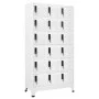 Taquilla de acero blanco 90x40x180 cm de vidaXL, Taquillas y armarios de almacenamiento - Ref: Foro24-339828, Precio: 378,10 ...