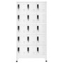 Taquilla de acero blanco 90x40x180 cm de vidaXL, Taquillas y armarios de almacenamiento - Ref: Foro24-339820, Precio: 311,33 ...