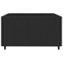 Set de muebles de jardín 3 pzas y cojines ratán sintético negro de vidaXL, Sofás de exterior - Ref: Foro24-319731, Precio: 22...