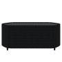 Set de muebles de jardín 3 pzas y cojines ratán sintético negro de vidaXL, Sofás de exterior - Ref: Foro24-319743, Precio: 19...