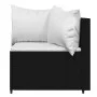 Garden corner sofas with cushions 2 pcs black synthetic rattan by vidaXL, Outdoor sofas - Ref: Foro24-319742, Price: 153,91 €...