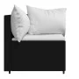 Garden corner sofas with cushions 2 pcs black synthetic rattan by vidaXL, Outdoor sofas - Ref: Foro24-319742, Price: 153,91 €...