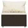 4-piece garden furniture set and brown synthetic rattan cushions by vidaXL, Outdoor sofas - Ref: Foro24-319752, Price: 266,96...