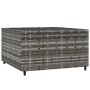 Set de muebles de jardín 4 pzas y cojines ratán sintético gris de vidaXL, Sofás de exterior - Ref: Foro24-319765, Precio: 321...