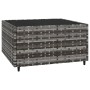 Set de muebles de jardín 3 pzas y cojines ratán sintético gris de vidaXL, Sofás de exterior - Ref: Foro24-319763, Precio: 194...