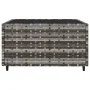 3-piece garden furniture set and gray synthetic rattan cushions by vidaXL, Outdoor sofas - Ref: Foro24-319763, Price: 190,91 ...