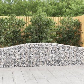 Cestas de gaviones 9 uds forma de arco hierro 400x30x60/80 cm en Macetas y jardineras | Comprar online en Foru.es