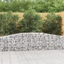 Cestas de gaviones 10 uds forma de arco hierro 400x30x60/80 cm en Macetas y jardineras | Comprar online en Foru.es