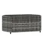 Set de muebles de jardín 3 pzas y cojines ratán sintético gris de vidaXL, Sofás de exterior - Ref: Foro24-319775, Precio: 192...