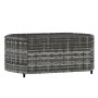 Set de muebles de jardín 3 pzas y cojines ratán sintético gris de vidaXL, Sofás de exterior - Ref: Foro24-319775, Precio: 193...
