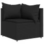 Garden corner sofas with cushions 2 pcs black synthetic rattan by vidaXL, Outdoor sofas - Ref: Foro24-319778, Price: 190,45 €...