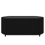Set de muebles de jardín 3 pzas y cojines ratán sintético negro de vidaXL, Sofás de exterior - Ref: Foro24-319791, Precio: 20...