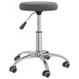Taburete de masaje terciopelo gris oscuro de vidaXL, Sillones de masaje - Ref: Foro24-3085739, Precio: 56,30 €, Descuento: %