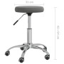Taburete de masaje terciopelo gris oscuro de vidaXL, Sillones de masaje - Ref: Foro24-3085739, Precio: 56,30 €, Descuento: %